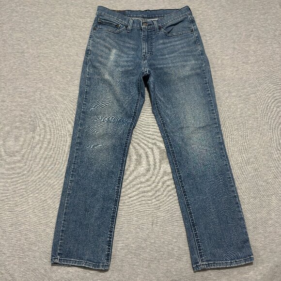Levi’s 541 Athletic Fit Jeans Men 31x30 Blue Distressed Denim Mid Wash Fade - Picture 1 of 16